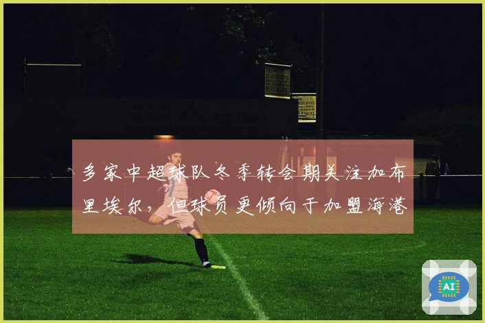 多家中超球队冬季转会期关注加布里埃尔，但球员更倾向于加盟海港